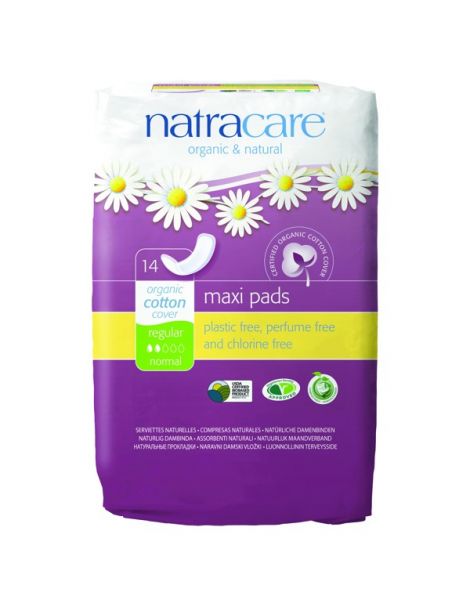 Compresa Regular Maxi Natracare - 14 unidades