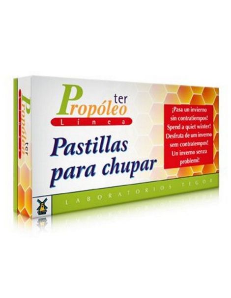 Propoleoter Pastillas para Chupar Tegor - 30 pastillas