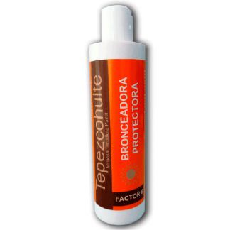 Leche Bronceadora Factor 6 de Tepezcohuite Lumen - 250 ml.