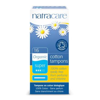 Tampón Super con Aplicador Natracare - 16 unidades