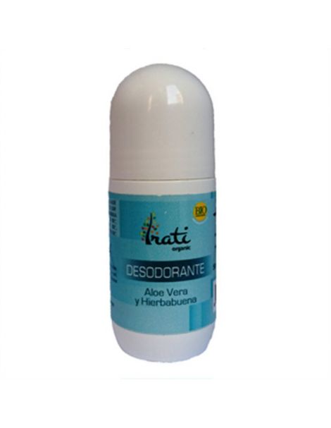 Desodorante Roll-on Aloe Vera y Hierbabuena Irati Organic - 50 ml.