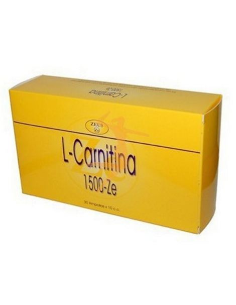 L-Carnitina 1500-Ze Zeus -30 ampollas