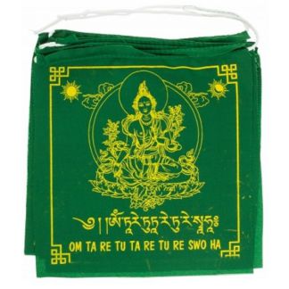 Banderas de Oración Tara Verde