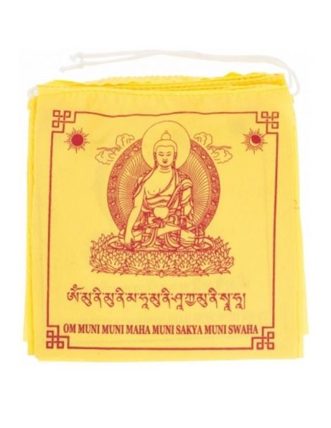 Banderas de Oración Buda Sakyamuni
