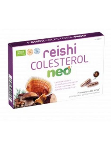 Reishi Colesterol Microgránulos Neo - 30 cápsulas