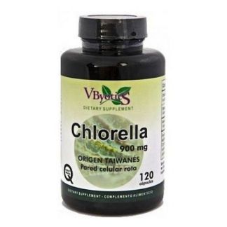 Chlorella de Taiwan con Pared Celular Rota VByotics - 120 cápsulas