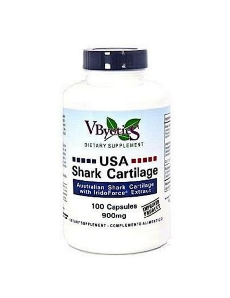 USA Shark Cartilage con Iridoforce VByotics - 100 cápsulas
