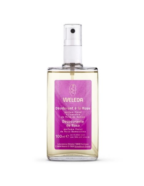 Desodorante de Rosa Weleda - 100 ml.