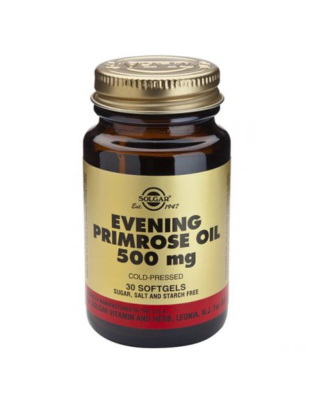 Aceite de Prímula (Onagra) 500 mg. Solgar - 180 perlas