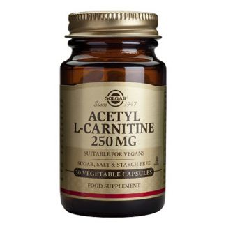 Acetyl L-Carnitina Solgar - 30 cápsulas
