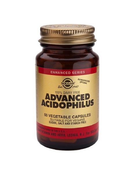 Acidophilus Avanzado Solgar - 50 cápsulas