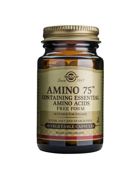 Amino 75 Solgar - 30 cápsulas