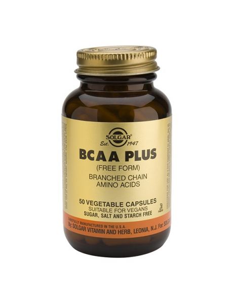 BCAA Plus Solgar - 50 cápsulas