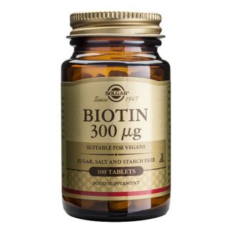 Biotina Solgar - 100 comprimidos