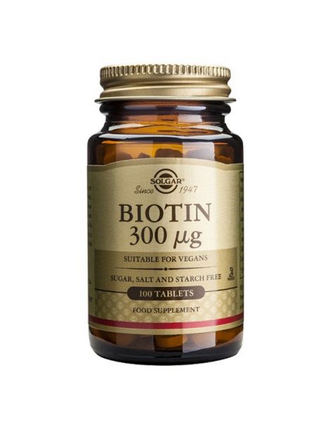 Biotina Solgar - 100 comprimidos