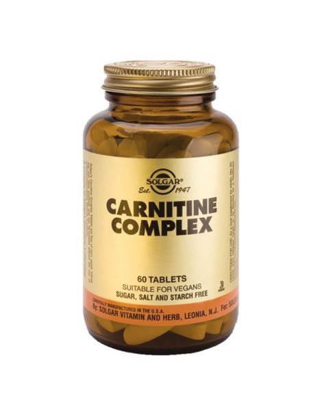 Carnitina Complex Solgar - 60 comprimidos