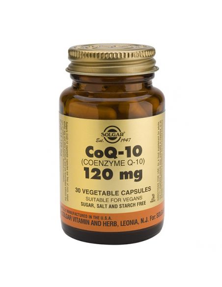 Coenzima Q10 120 mg. Solgar - 30 cápsulas