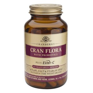 Cran Flora Solgar - 60 cápsulas