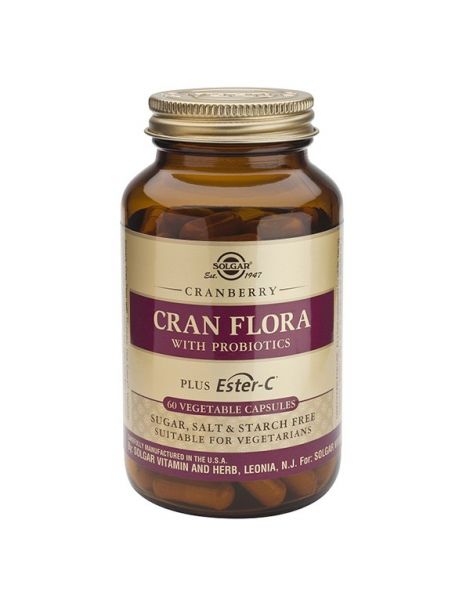 Cran Flora Solgar - 60 cápsulas