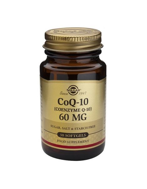 Coenzima Q10 en Aceite 60 mg. Solgar - 30 perlas