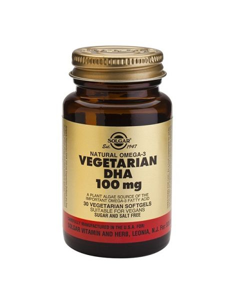 DHA Vegetariano Solgar - 30 perlas