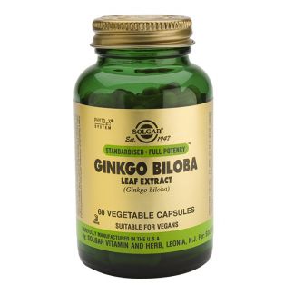 Ginkgo Biloba Solgar - 60 cápsulas