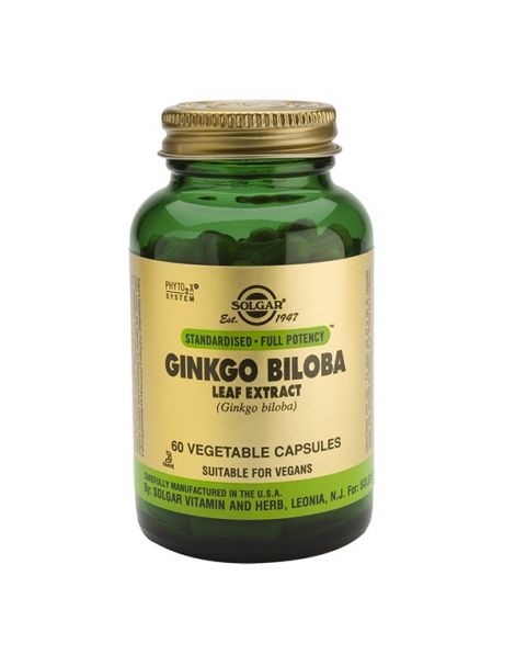 Ginkgo Biloba Solgar - 60 cápsulas