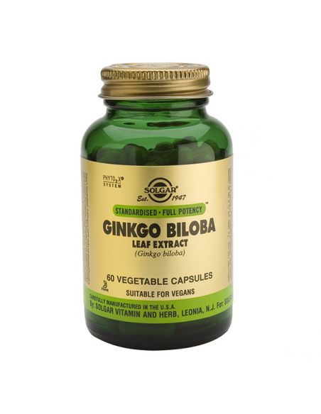 Ginkgo Biloba Solgar - 60 cápsulas