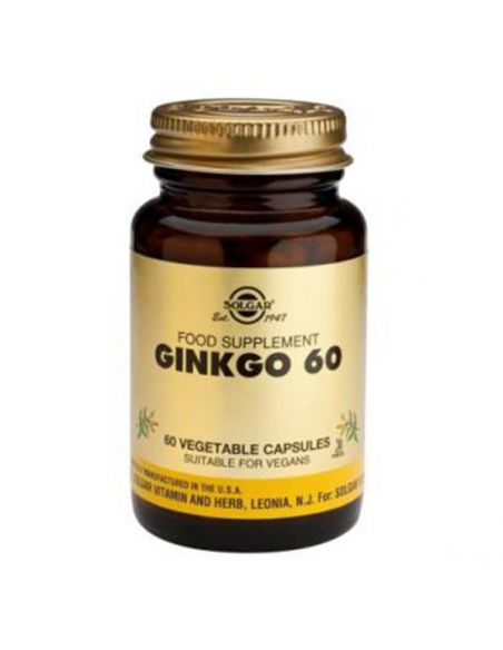 Ginkgo 60 Solgar - 60 cápsulas