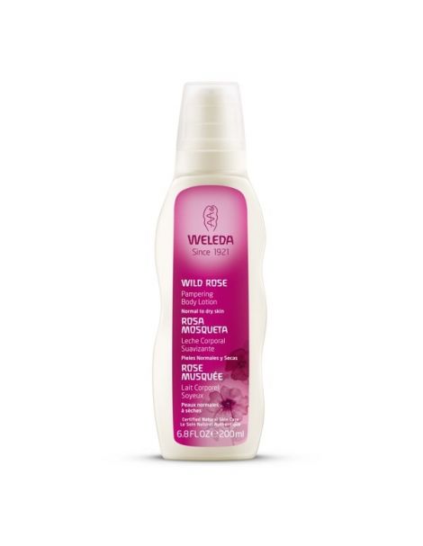 Leche Corporal Suavizante de Rosa Mosqueta Weleda - 200 ml.