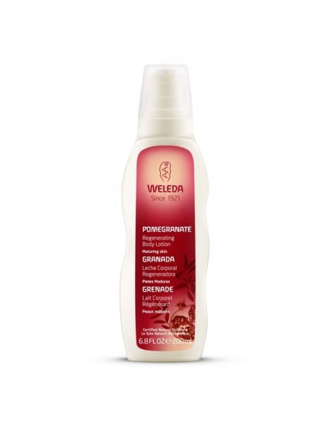 Leche Corporal Reafirmante de Granada Weleda - 200 ml.