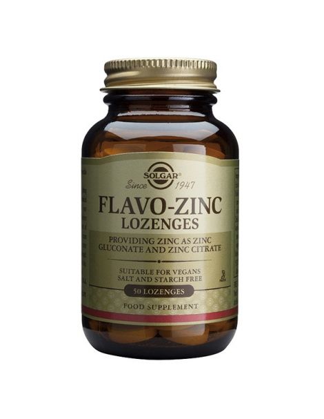 Flavo-Zinc Solgar - 50 comprimidos