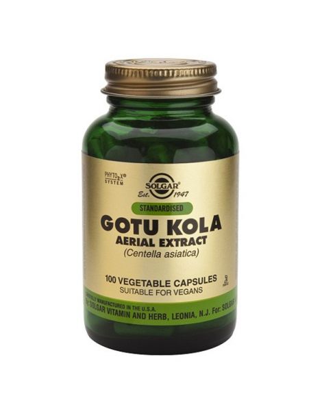 Gotu Kola Solgar - 100 cápsulas