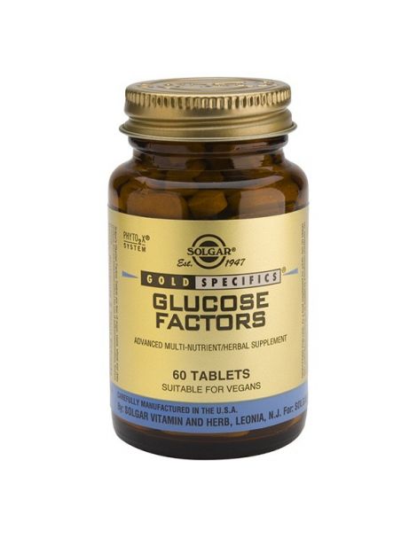 GS Glucose Factors Solgar - 60 comprimidos