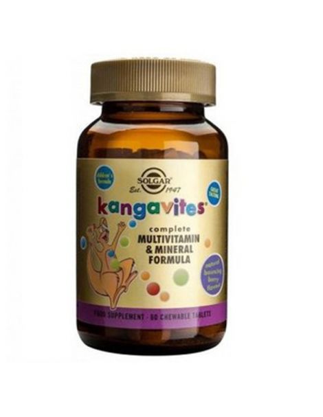 Kangavites Multi Frutas del Bosque Solgar - 60 comprimidos
