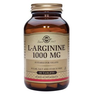 L-Arginina 1000 mg. Solgar - 90 comprimidos