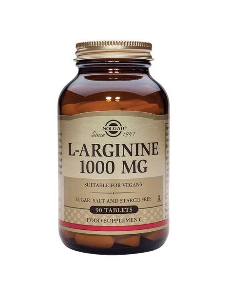 L-Arginina 1000 mg. Solgar - 90 comprimidos