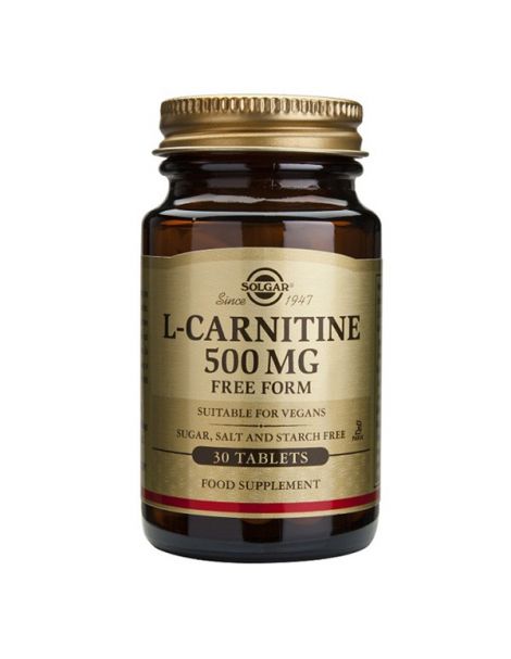 L-Carnitina Solgar - 30 comprimidos