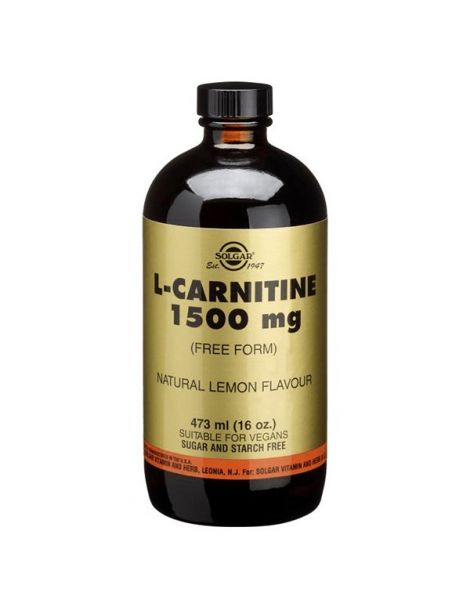 L-Carnitina Líquida Solgar - 473 ml.