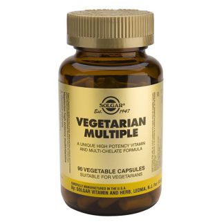 Multivitamínico Vegetariano Solgar - 90 cápsulas