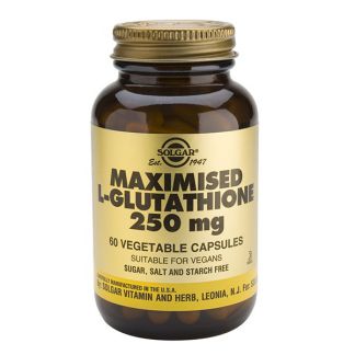 L-Glutation Maximizado 250 mg. Solgar - 60 cápsulas