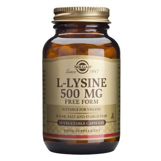 L-Lisina 500 mg. Solgar - 50 cápsulas