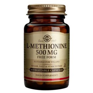 L-Metionina 500 mg. Solgar - 30 cápsulas