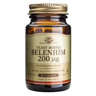 Selenio en Levadura 200 mcg. Solgar - 50 comprimidos