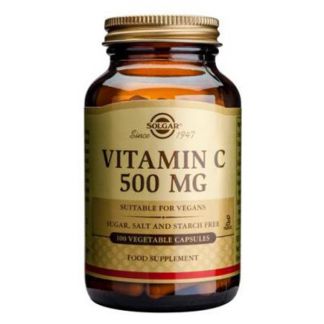 Vitamina C 500 mg. Rose Hips Solgar - 100 comprimidos