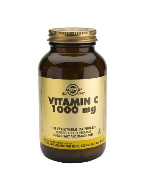 Vitamina C 1000 mg. Rose Hips Solgar - 250 comprimidos