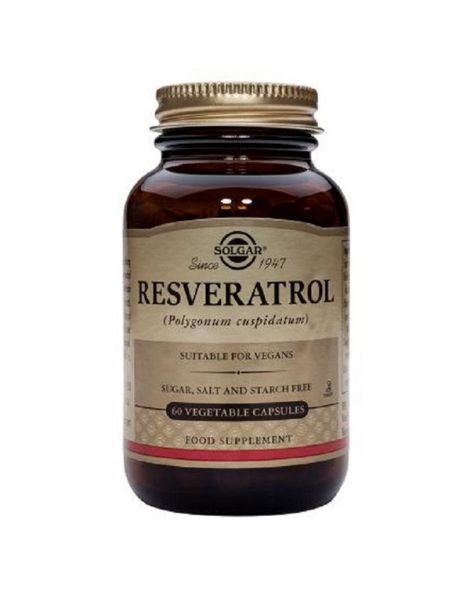 Resveratrol Solgar - 60 cápsulas