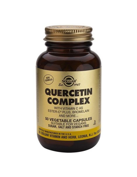 Quercitina Complex Solgar - 100 cápsulas
