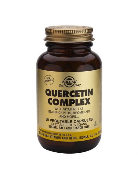 Quercitina Complex Solgar - 50 cápsulas