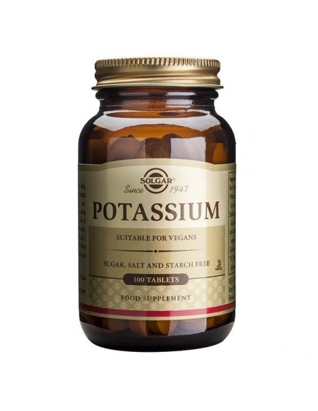 Potasio (Gluconato) Solgar - 100 comprimidos